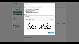 Odoo Online Signature || How To Request Online Signature From Customer In Odoo Sales