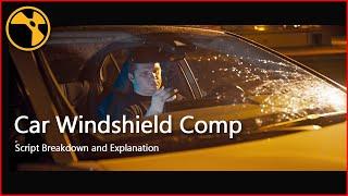 How to Comp Car Windshield Crack in Nuke | Nuke Compositing | 2D | Comp Task | #nuke #compositing