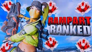 High-Level Rampart Ranked Gameplay | Apex Legends (No Commentary)