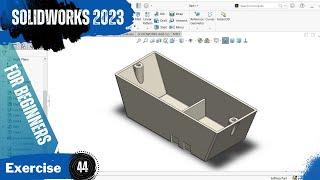 SolidWorks Exercises #44 for Beginners | SolidWorks Tutorial