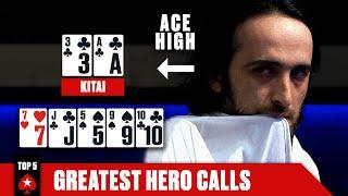 TOP 5 HERO CALLS OF ALL TIME! ️ Poker Top 5 ️ PokerStars