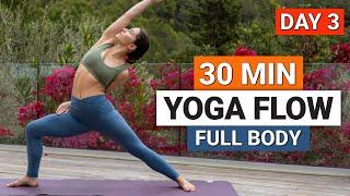 30 Min Full Body Yoga Flow | Day 3 - 30 Day Improvers Yoga Challenge