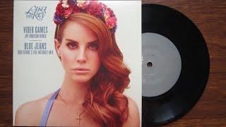 Lana Del Rey - Video Games / Blue Jeans / unboxing vinyl 7" Single  /