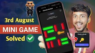 Today Hamster Kombat Mini Game Solved || Hamster Kombat Mini Game Today || Mini Game Today