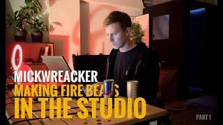 mickwreacker making fire beats in the studio part 1