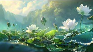 Soothing Escape: Drifting into a tranquil garden, finding refuge from life's chaos | #Lotus