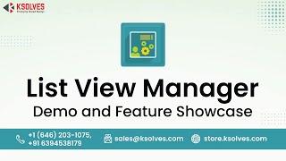 Revolutionize Your Data Management with List View Manager- Demo and Features Showcase