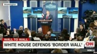 Breitbart Reporter grills Spicer on the Wall, Fences, Bollard and Levy Walls