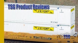 HO Intermodal Shipping Container 3 Pack Scale Trains Product Review