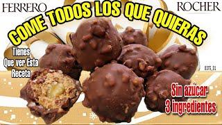 FERRERO ROCHER ( Receta casera ) SIN AZÚCAR y NO SABÍAS que eran tan FÁCILES ! sin gluten free