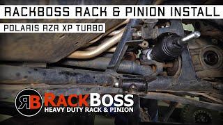 RackBoss Rack and Pinion Install on Polaris RZR XP Turbo | SuperATV