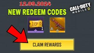 *NEW* CODM NEW 12 SEPTEMBER 2024 REDEEM CODES | NEW CODM CP REDEEM CODES SEPTEMBER 2024 | REDEEM CP