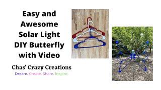 Easy and Awesome Solar Light DIY Butterfly