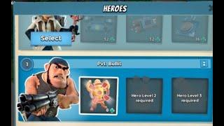 How to unlock  private bullit hero no.4 in boom beach