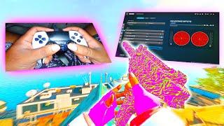 Non Claw Controller Handcam on Rebirth Island + Best Controller Settings on Warzone 3.