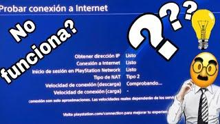 CONEXIÓN A INTERNET PROBLEMA ERROR PARA ACTUALIZAR Y JUGAR EN TU PS4