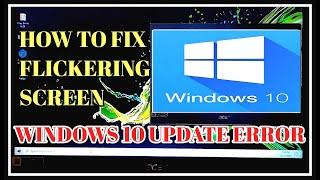 HOW TO FIX FLICKERING/FLASHING SCREEN ON WINDOWS 10 LAPTOP/PC 2020 | 100% SOLVED!