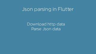 How to download and parse json data in flutter full tutorial example to learn flutter and dart