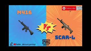 M416 vs Scar L damage | PUBG Mobile