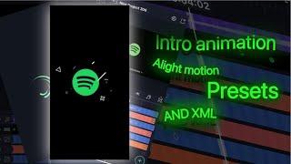 Spotify logo Animation in Alight motion | free presets by ​⁠@daksh_edit2