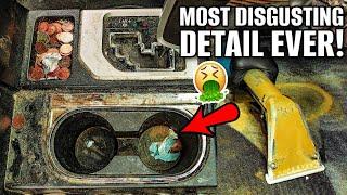 UNREAL Komplette Restaurierung von Disaster Car Detailing! Gründliche Reinigung Die böseste