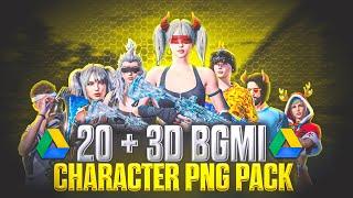 20+ PUBG 3D CHARACTER PNG PACK FREE DOWNLOAD | PUBG 3D CHARACTER PNG PACK HD FOR THUMBNAIL | PART 1