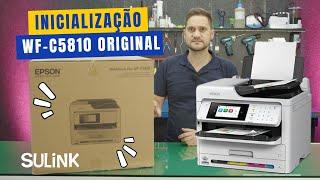 Unboxing e Inicialização da Impressora Epson WF-C5810 - #sulink