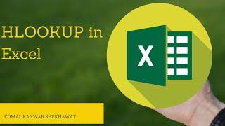 7. HLOOKUP in Excel || Beginner's Guide to Excel || Excel Tutorial