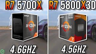 Ryzen 7 5700X vs Ryzen 7 5800X3D - Big Difference?