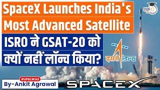 Elon Musk's SpaceX Successfully Launches Indian Satellite | What is GSAT-20?