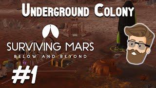 Prototype Drones (Underground Colony Part 1) - Surviving Mars Below & Beyond Gameplay