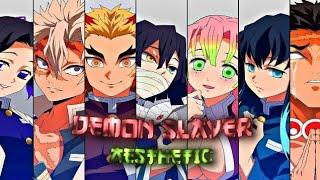 DEMON SLAYER AESTHETIC| TWIXTOR - FREE CLIPS 4K