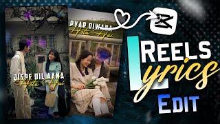 Instagram trending video editing | instagram trending couple photo lyrics video editing capcut 2024