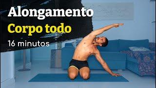 16 minutos de Alongamento/Mobilidade para o corpo todo | Iniciante/Intermediário