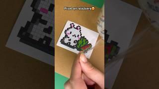 Pixel art stickers #pixel #pixelartideas #sticker #shorts