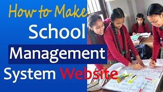 How to Make School Management System Website in WordPress Timetable, Attendance, Results