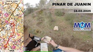 Headcam Orienteering: Pinar de Juanin, Spain. MOM. MAXIMUS-O-MEETING 2025.