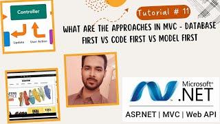 Tutorial 11: What are the Approaches in MVC | Database First VS Code First Vs Model First