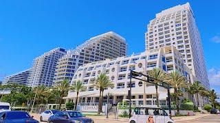 Fort Lauderdale Beach 2024 Walking Tour in 4K - Fort Lauderdale, Florida