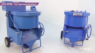 UTC 0750, Pan Type Concrete Mixer, EN