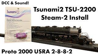 Proto 2000 Heritage Steam D&RGW URSA 2-8-8-2 SoundTraxx Tsunami2 Install