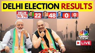 Delhi Results 2025 LIVE Updates: BJP Crosses Halfway Mark, Kejriwal Loses in New Delhi | N18L