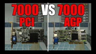 Radeon 7000 32 MB PCI vs Radeon 7000 64 MB AGP Test in Seven Games (No FPS Drop Capture Card)