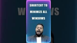 What is the shortcut to minimize all the windows? | Learn Every Day (LED 26) | M.H. Creatives