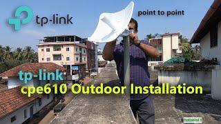 tp link cpe610 outdoor installation