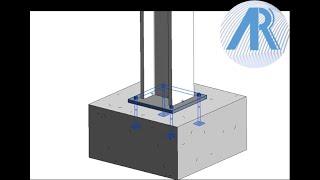 3 Pad Foundation and Base Plate Revit Tutorial