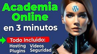  Crear una ACADEMIA ONLINE ️️ ¡¡más FÁCIL que Nunca!!