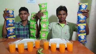 Lays Chips & Frooti Competition | Potato Chips eating Challenge | Food Challenge India