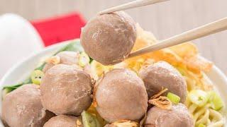 bongkar Resep Bakso Daging Sapi, hasil kenyal kress banget