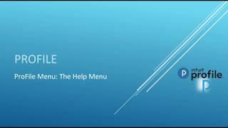 The Help Menu